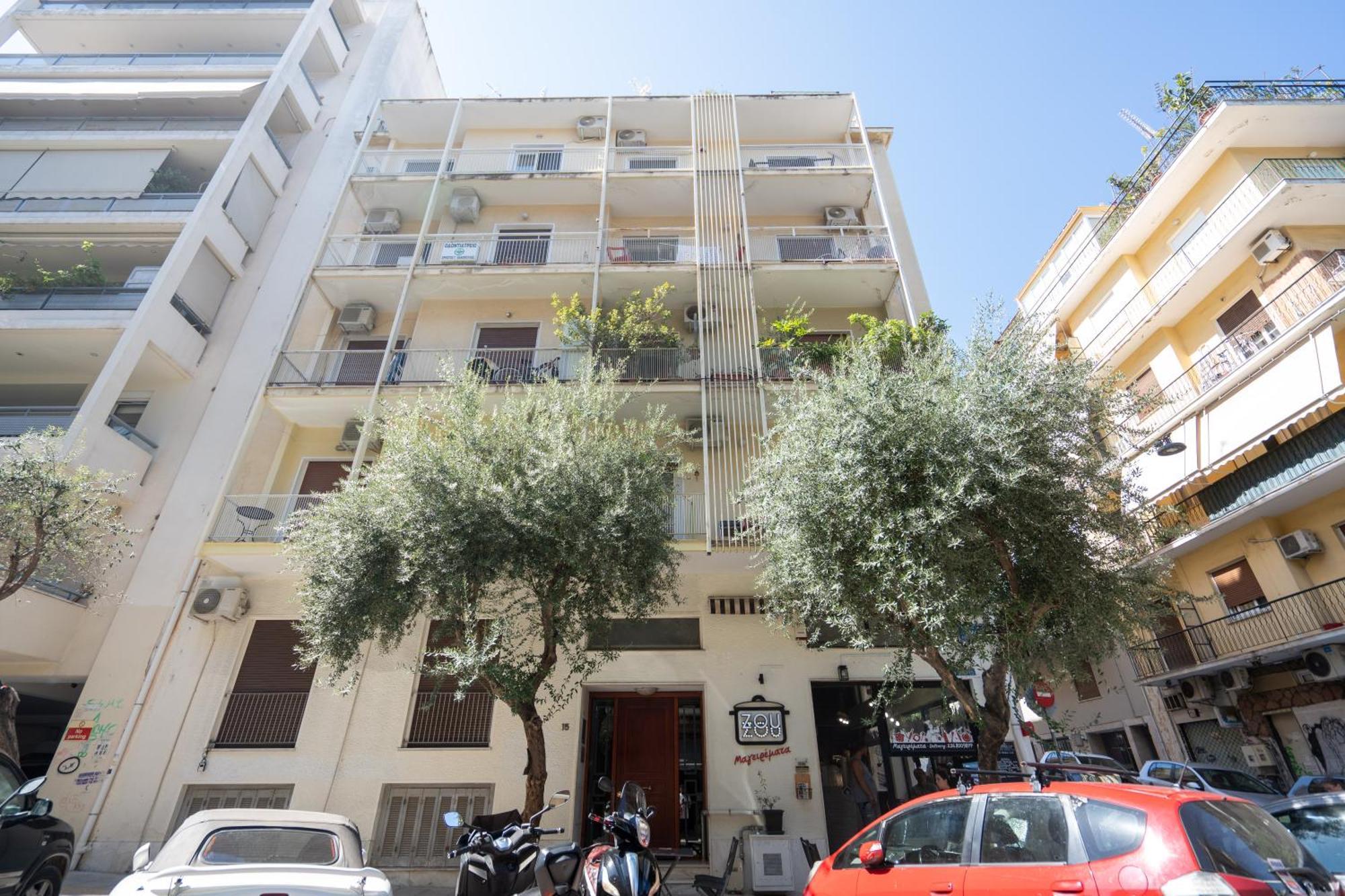 Sophisticated Modern Apt In Athens Center Buitenkant foto